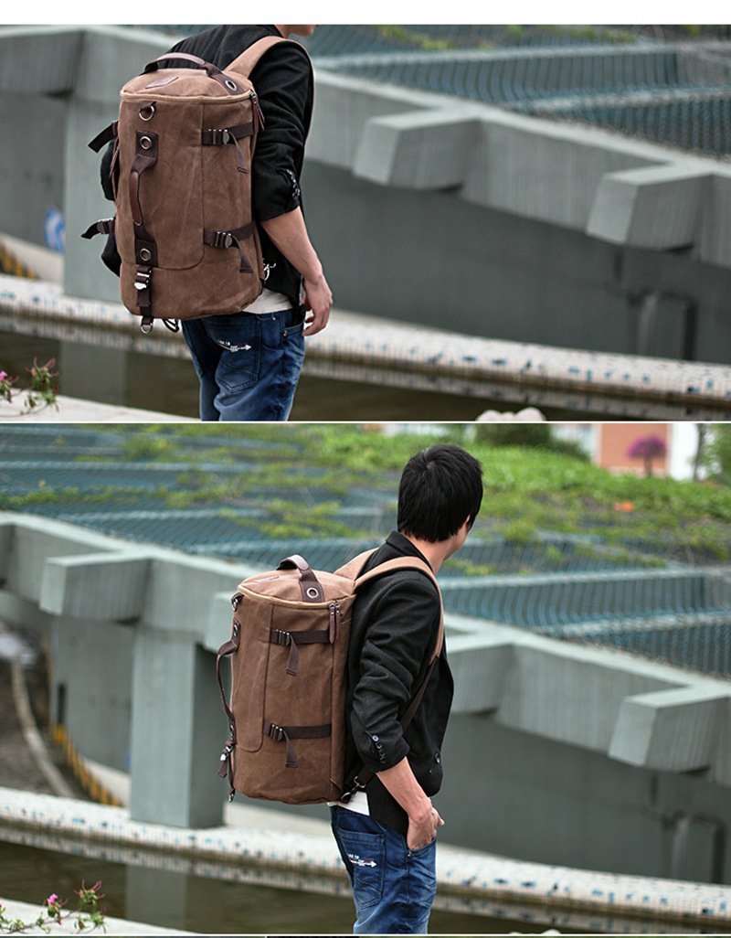 FINDSENSE品牌 韓國 新款 FIN韓國出品 包款 時尚 男士 帆布 英倫 背包 運功 戶外旅行 潮流