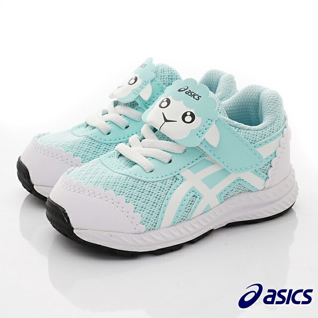 ASICS日本亞瑟士機能童鞋CONTEND 7 SCHOOL YARD寶寶學步鞋240-409淡藍(寶寶段)
