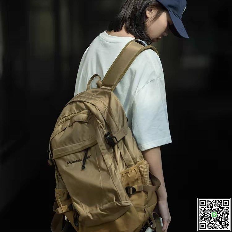 Epicsocotra山系戶外刺繡多功能雙肩包旅行露營登山包男女款書包-UM.有米家居