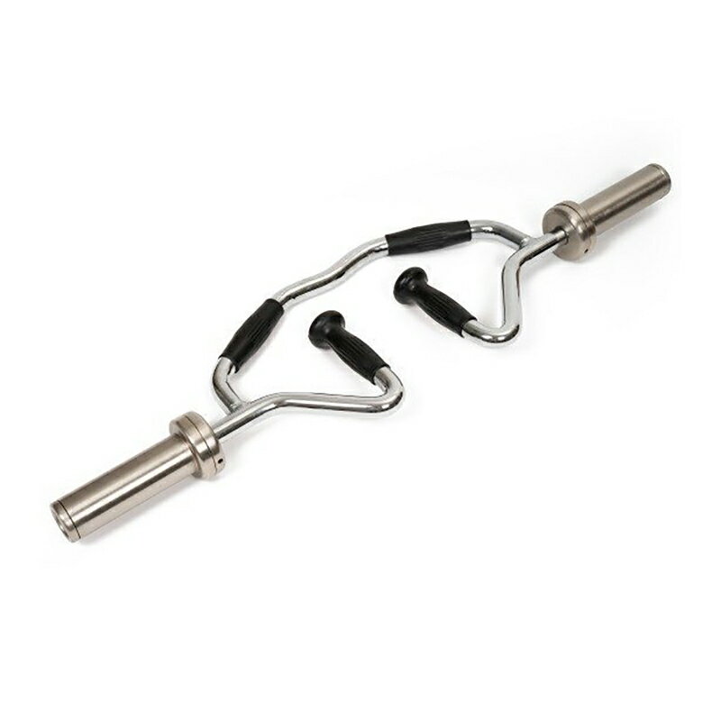 新款多功能、多握把三頭肌、二頭肌、肩部訓練桿 新款目字槓 適用於2英吋/50mm 大孔奧林匹克槓片【Fitek健身網】