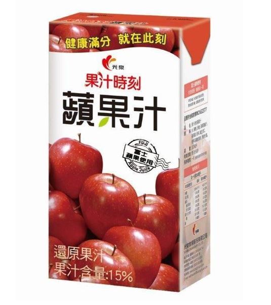 【免運直送】光泉蘋果汁-鋁箔包300ml(24入/箱)*2箱 【合迷雅好物商城】