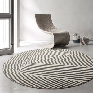 地毯 房間地毯 客廳地毯 床邊地毯 臥室地毯 北歐現代簡約圓形地毯 客廳輕奢高級感茶幾毯