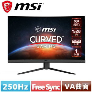 MSI微星 32型 G32C4X 1500R 曲面電競螢幕