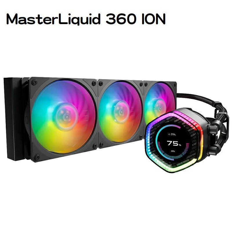 【享最高折300】酷碼 MasterLiquid 360 ION 水冷散熱器/MLY-D36M-A24PZ-R1