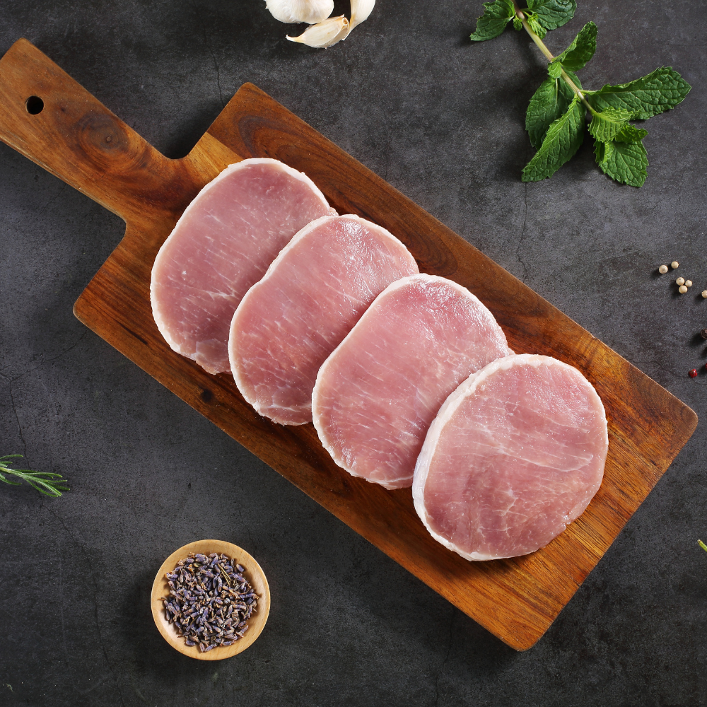 【香草豬】里肌排 225g｜國宴指定選用肉品｜台灣頂級豬肉 1