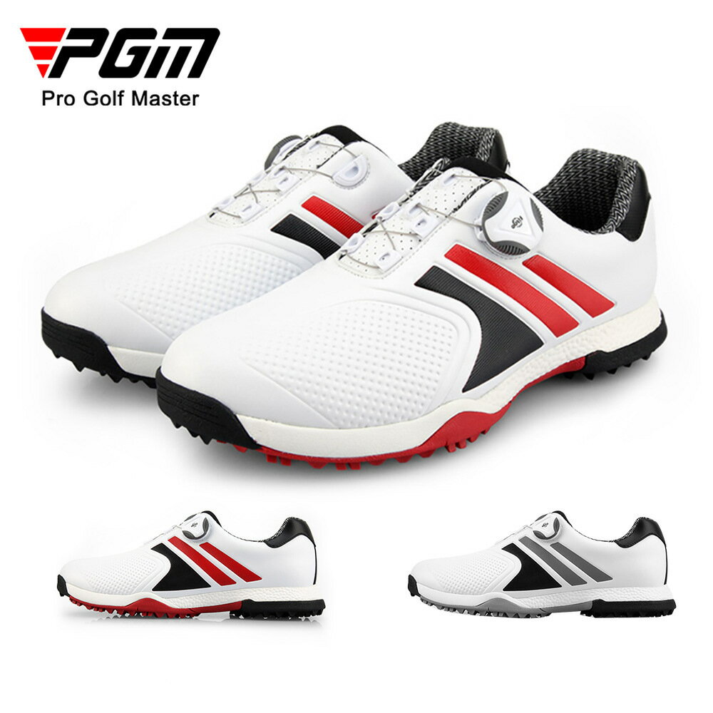 PGM 高爾夫男士防水運動鞋旋轉鞋釦 男鞋 golf shoes