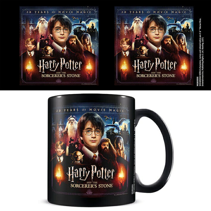【哈利波特】神秘的魔法石上映20週年紀念馬克杯/陶瓷杯/茶杯/水杯 Harry Potter