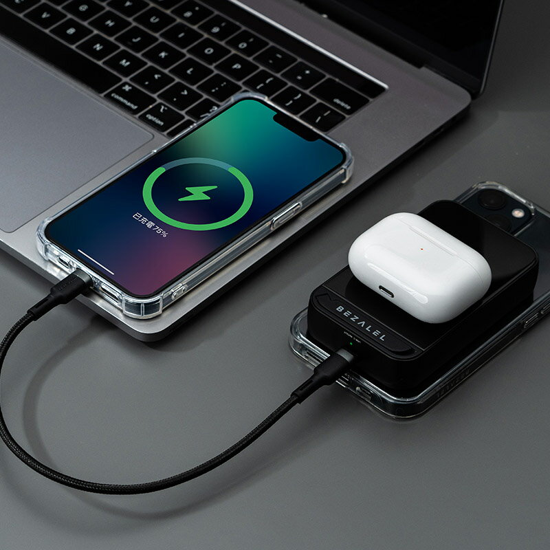 《預購1月底出貨》【BEZALEL 倍加能 】【組合】Prelude XR+XS MagSafe 無線磁吸充電器 10,000mAh 4