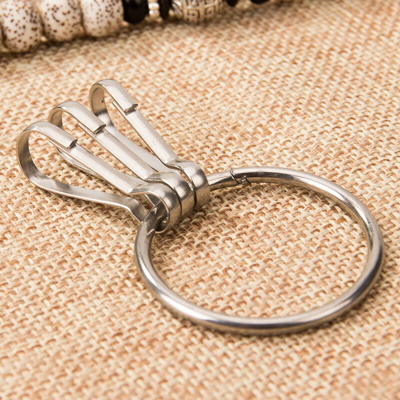 簡約鑰匙扣 不銹鋼 黃銅 卡扣 鑰匙圈掛件 金屬鑰匙鏈