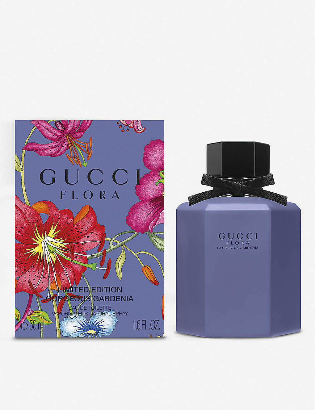 預購 限量 Gucci 古馳 Flora Gorgeous Gardenia 梔子花淡香水限量版紫色50ml 泰香旺旺屋 Rakuten樂天市場