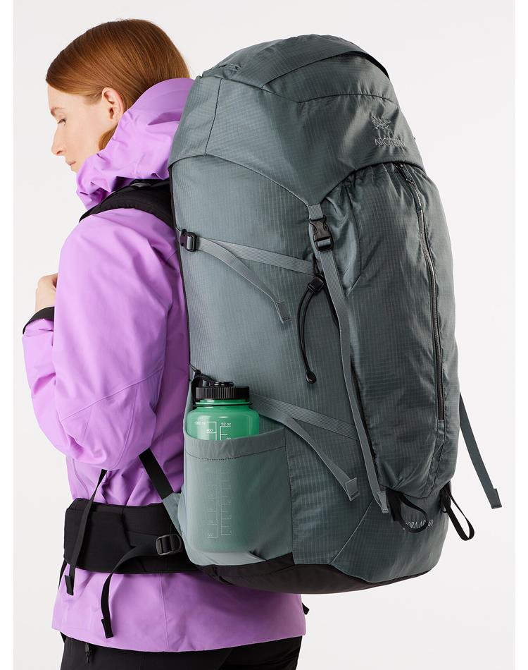 Arcteryx 始祖鳥Bora 60 女款登山背包25177/X000006958 深銀翼灰Dark 