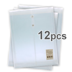 A4 直式附繩公文袋 ( F118 ) 白色 12個/打 【限宅配】 立體文件袋