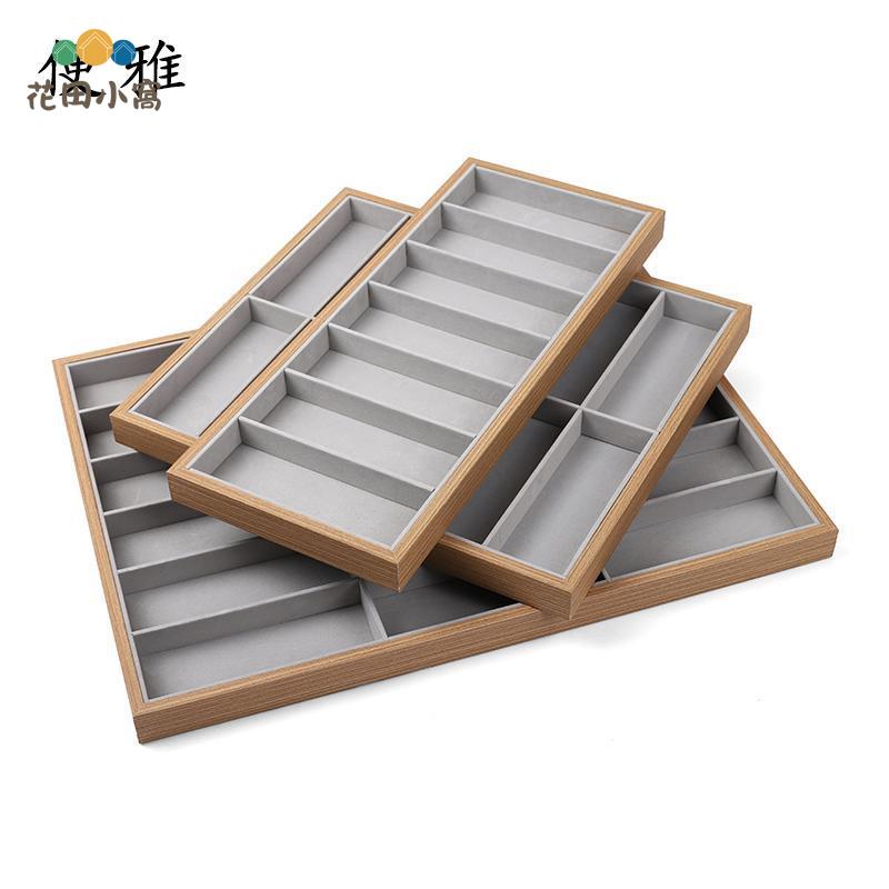 眼鏡店櫃臺實木 眼鏡貨架眼鏡道具展示盒 櫃臺裝飾 託盤 太陽鏡收納盒 [PP0502003]