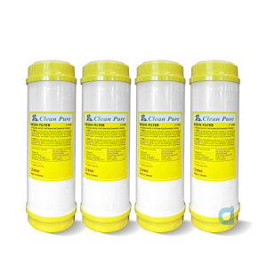 (4支入)Clean pure 10英吋標準型離子交換樹脂濾心 台灣製造 SGS認證 抑制水垢 軟化水質