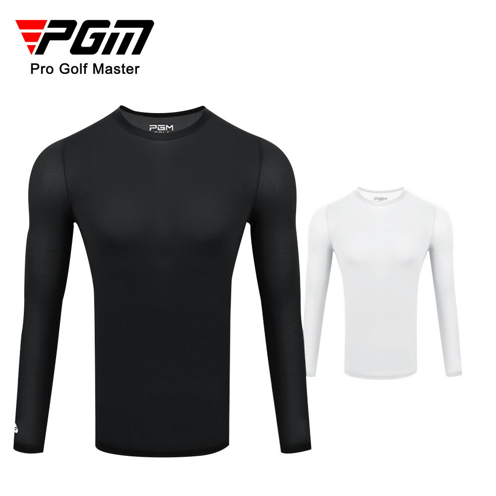 【元素運動】PGM夏季新品 高爾夫服裝 男士冰絲長袖衣服 透氣防曬衣