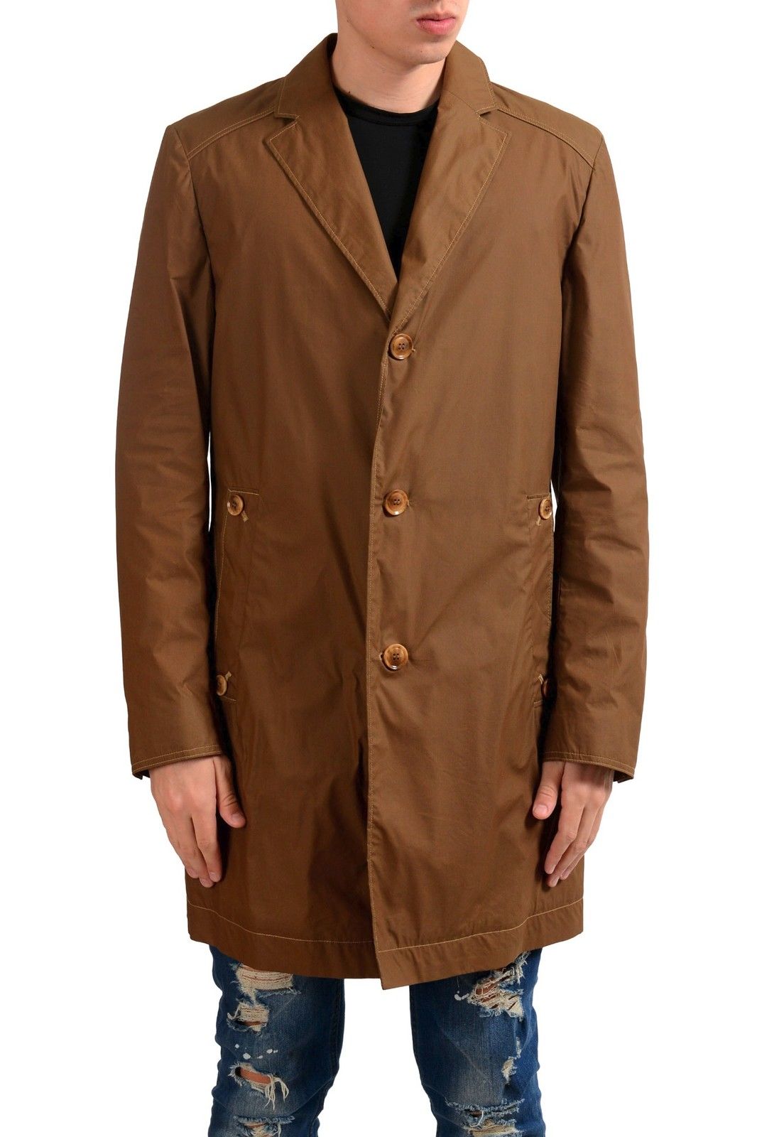 hugo boss men's trench coat