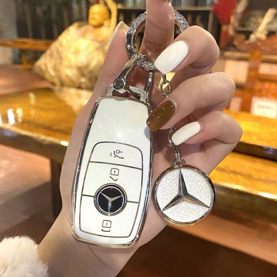 【優選百貨】Benz 賓士 AMG CLA C200 C300 A180 A200 B180 鑰匙皮套 鑰匙套鑰匙套 鑰匙包