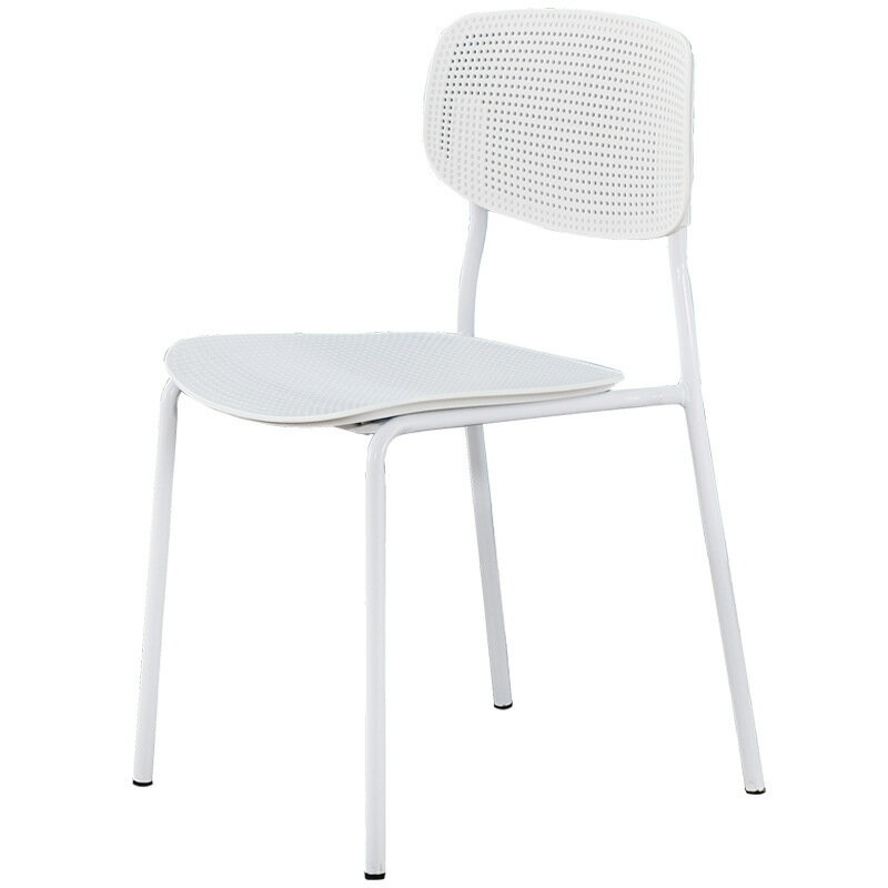 北歐現代簡約塑料椅子家用時尚餐廳休閒椅成人餐椅靠背椅