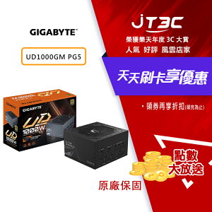 【最高22%回饋+299免運】技嘉 GIGABYTE UD1000GM PG5 電源供應器 PCIe Gen 5.0 顯示卡的最佳選擇 PCIE 5.0 顯卡★(7-11滿299免運)