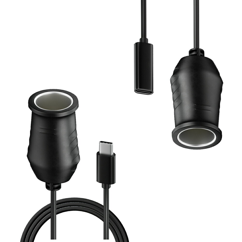 Kamera Type-C 轉 車用點菸器(母) PD誘騙線 36W/12V/3A