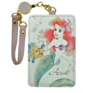 大賀屋 日貨 小美人魚 票卡夾 票卡套 證件夾 證件套 悠遊卡套 艾莉兒 迪士尼 Disney 正版授權 J00040040