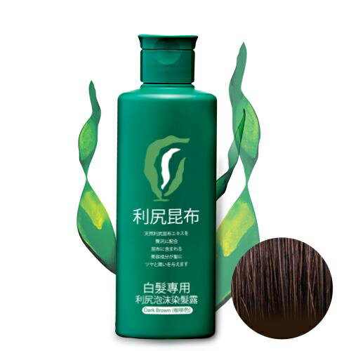 (停產)Sastty 利尻昆布白髮專用 泡沫染髮露 咖啡色 200ml 專品藥局【2010659】