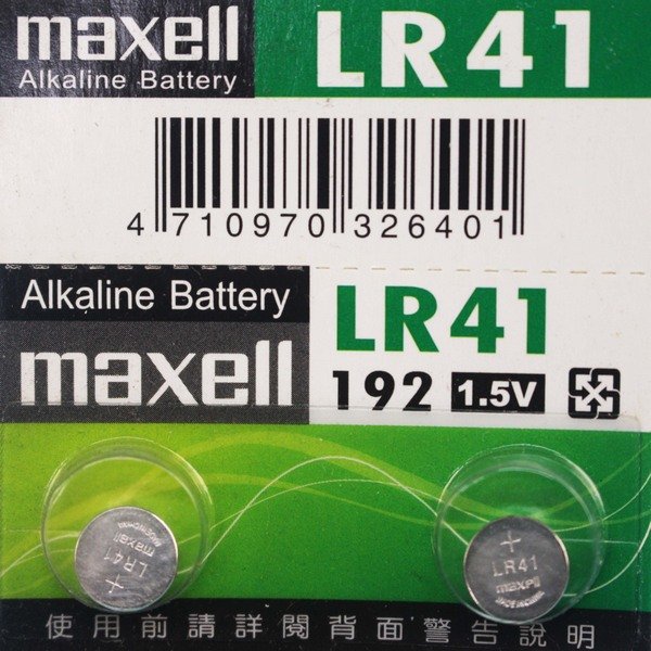 maxell LR41 192 鈕扣型電池/一次2顆入(促20) 1.5V 鈕扣電池 手錶電池-傑梭