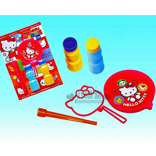 小禮堂 Hello Kitty 日製吹泡泡玩具組《造型.2入.三歲以上》增加親子互動