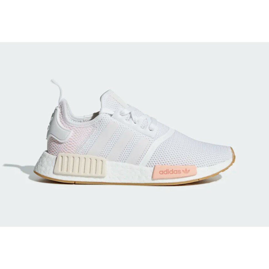 帝安諾-ADIDAS ORIGINALS NMD_R1 網布 白粉 乾燥玫瑰 焦糖底 休閒鞋 BC0237【APP下單享4%點數】