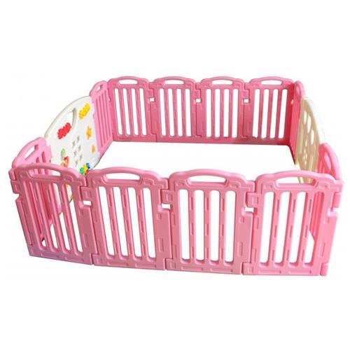 Factory Direct: Pink Baby Playpen Kids 14 Panel Safety Play Center Yard ...