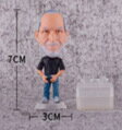 Q版 喬布斯 JOBS 公仔 人偶 手辦擺件 散裝 公仔 袋裝
