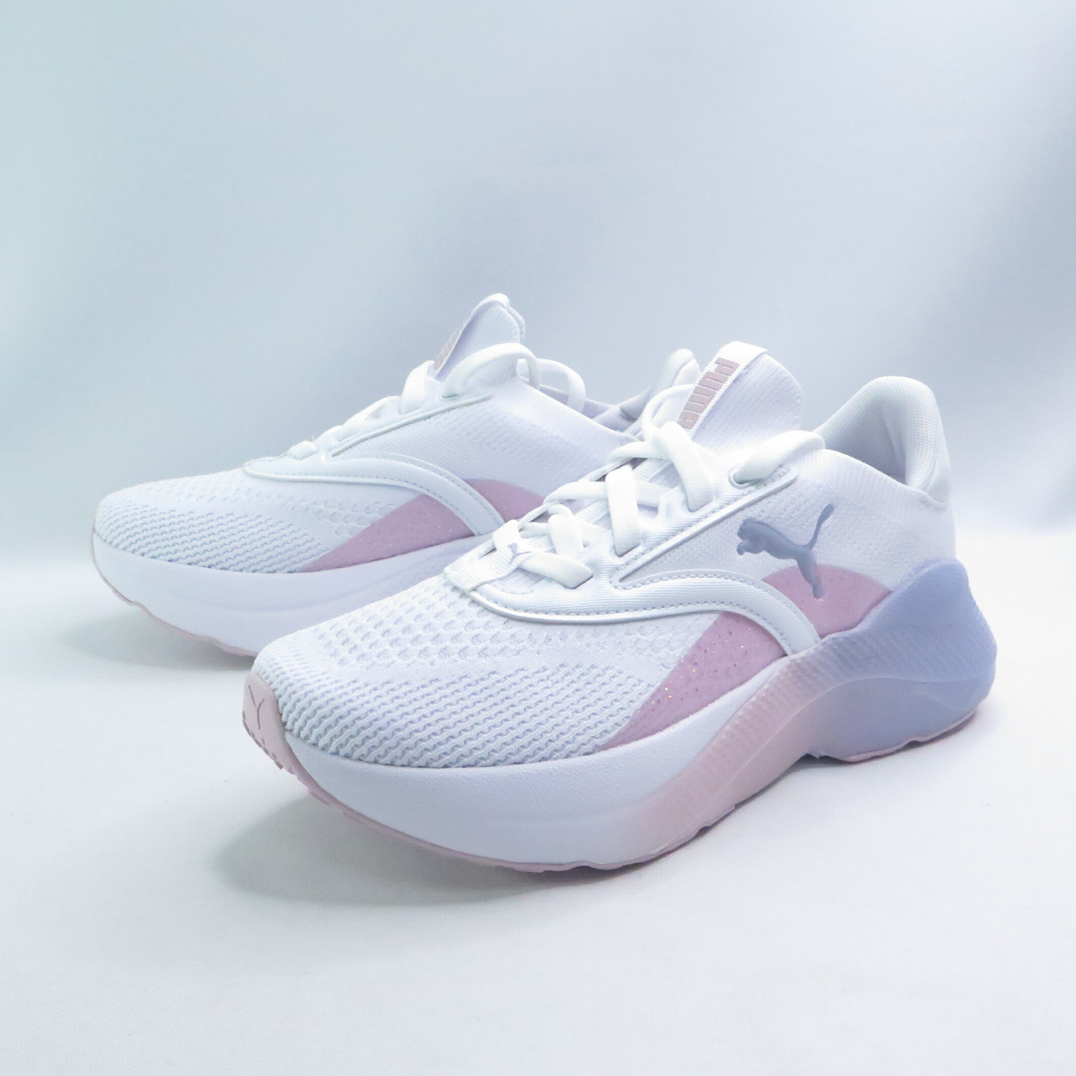 PUMA 40121801 Softride Mayve BD Jr 大童休閒鞋 女鞋 白粉【iSport愛運動】