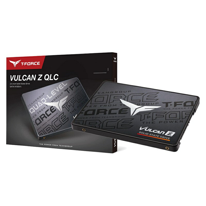 十銓 T-Force Vulcan Z 火神Z 256G/512G/1TB/2TB/4TB 2.5吋固態硬碟