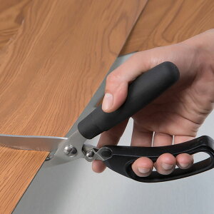 杜博爾加粗手柄 家用多功能強力剪刀 不銹鋼雞骨剪刀廚房多用剪子1入