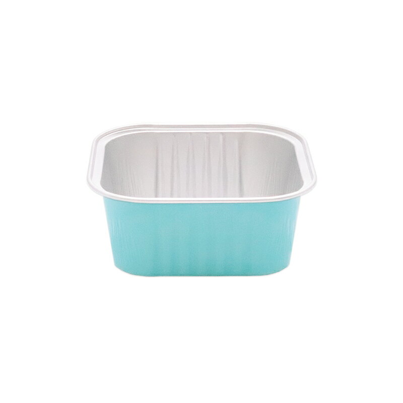 【A180】100入 透明蓋鋁箔容器 彩色錫箔 烘烤盒 布丁模 方形鋁箔 多色可選 可加購蓋子 180mL 鋁箔碗 外帶盒 烘烤盒 乳酪蛋糕 重乳酪 方形焗烤盒 烤模 發糕年糕蘿蔔糕 過年年節【APP滿額下單10%點數(單一帳號最高1500點)】8/31止 4