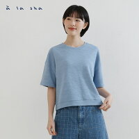 a la sha 質感緹花落肩上衣 a la sha 質感緹花落肩上衣