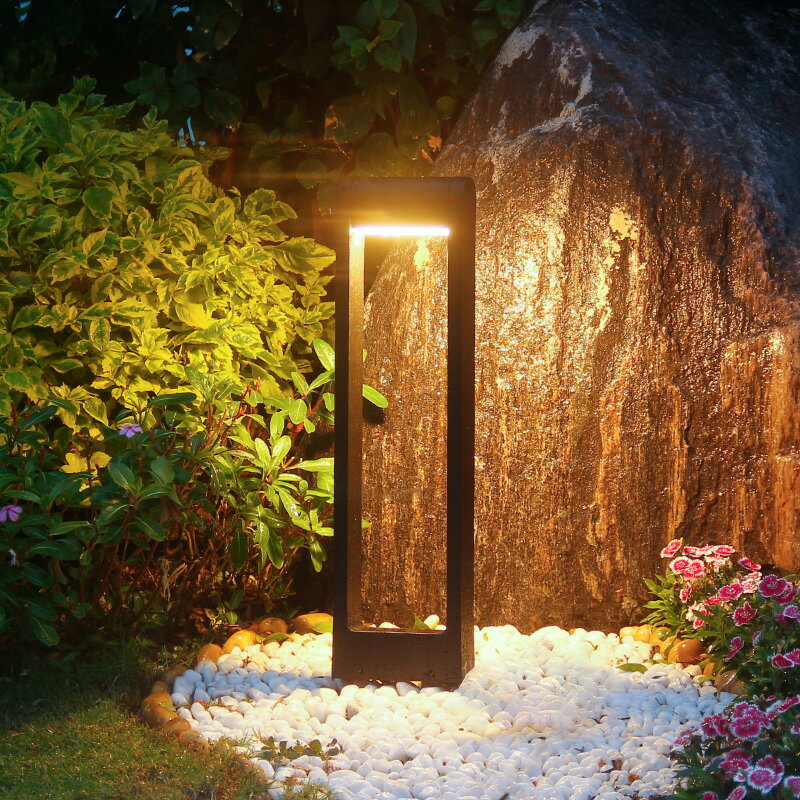 現代太陽能戶外燈草坪燈草地燈簡約花園燈室外景觀庭院燈LED燈具