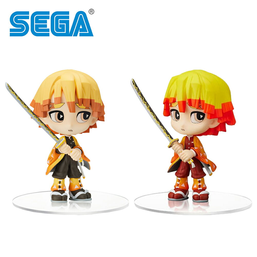 【日本正版】鬼滅之刃 Tip'n'Pop 我妻善逸 公仔 模型 12cm SEGA