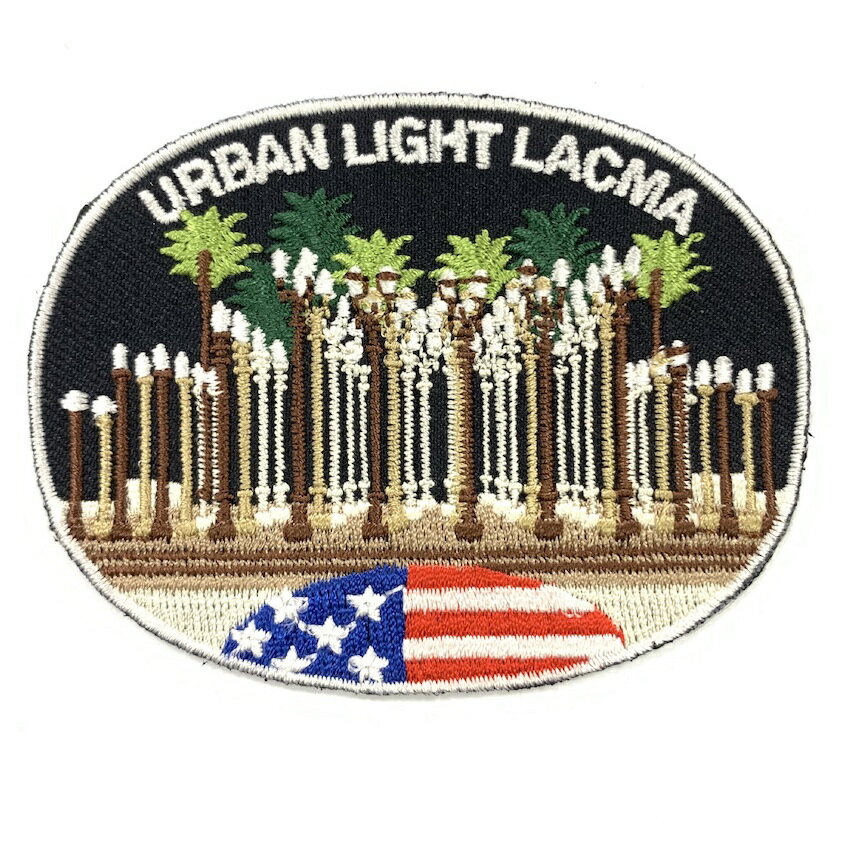 美國 LA美術館PATCH 刺繡布章 貼布 布標 燙貼 徽章 肩章 識別章 揹包貼
