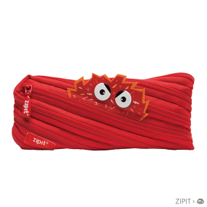 【築實精選】ZIPIT × Monstar Jumbo Pouch Red Monstar鉛筆盒(紅色)