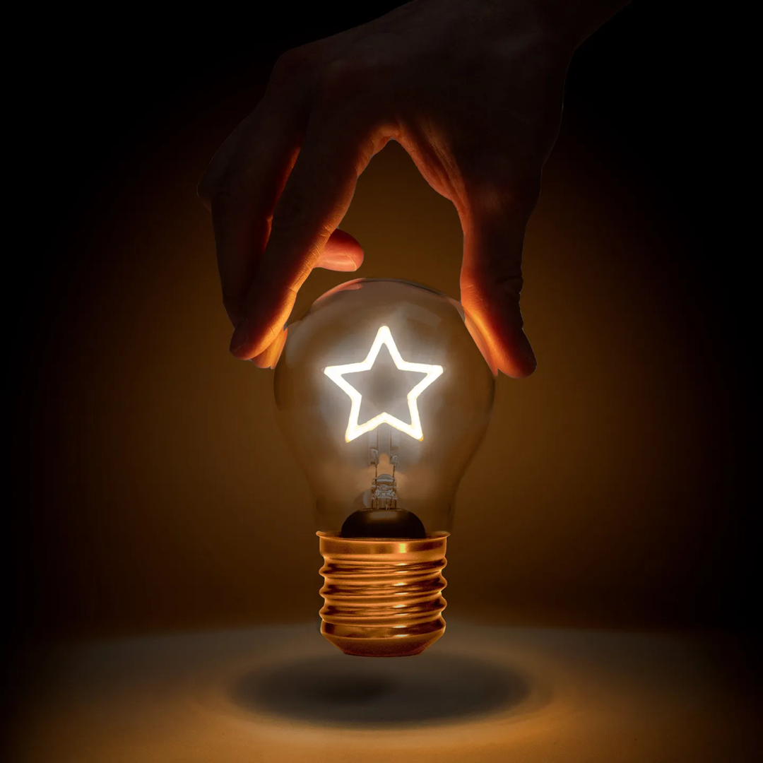【築實精選】SUCK UK × Cordless Star Lightbulb 星星造型LED燈