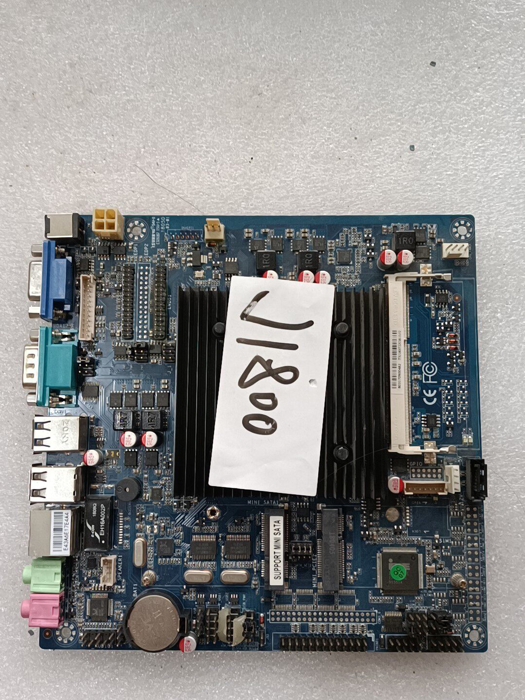 【福利秒殺】ITX-J1800T2-2CS8主機板 功能完好無暗病 實物拍攝包測包好 電腦主機板 DIY零件 二手伺服器