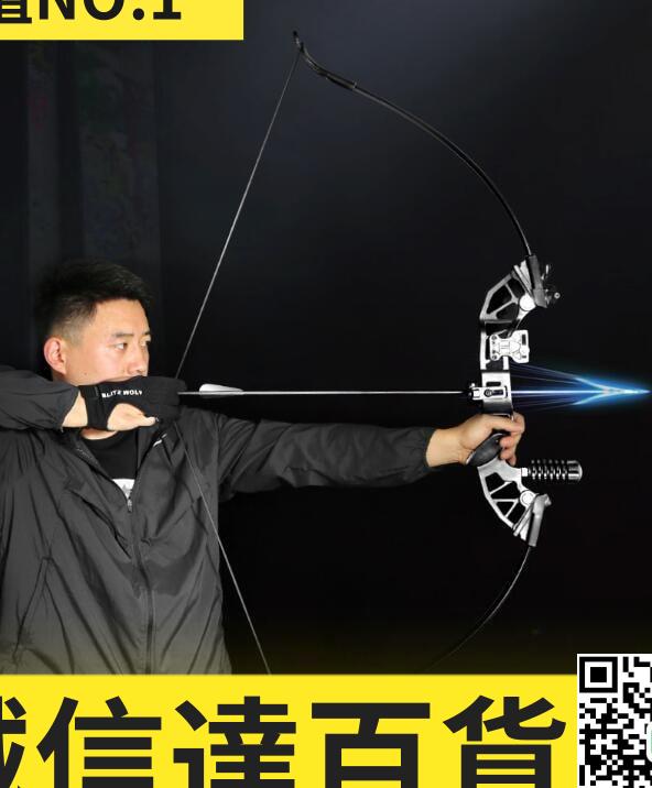 特價✅弓箭 專業入門復合反曲弓箭 套裝射擊戶外運動合金傳統直拉弓神器