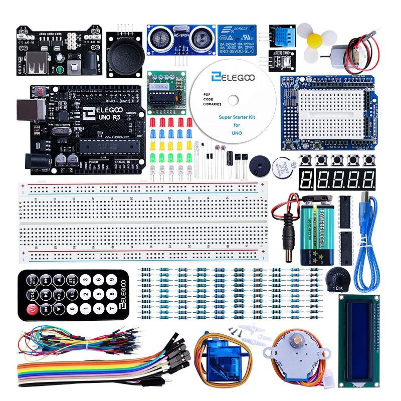 [2美國直購] ELEGOO 電子學初階編程套組 EL-KIT-003 相容Arduino IDE