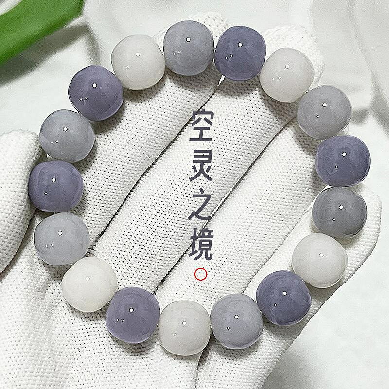 手串 手練 原生態白玉菩提手串女盤玩繞指柔學生文玩菩提子單圈情侶佛珠手鏈