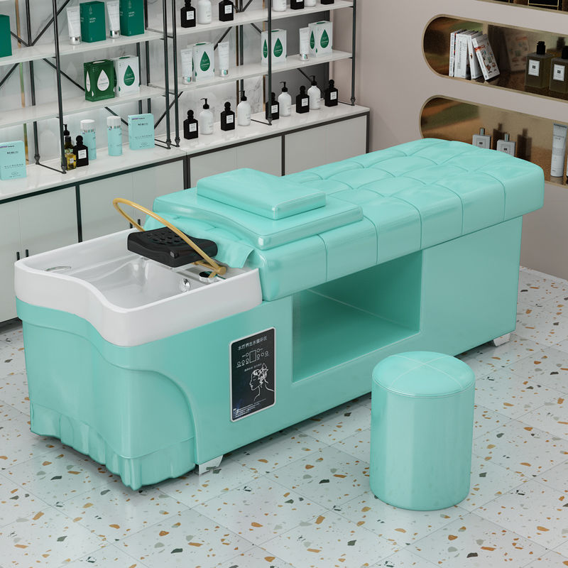 【最低價】【公司貨】理發店專用搭配熱水器熏蒸水循環頭療洗頭床發廊美容院泰式全躺床 7