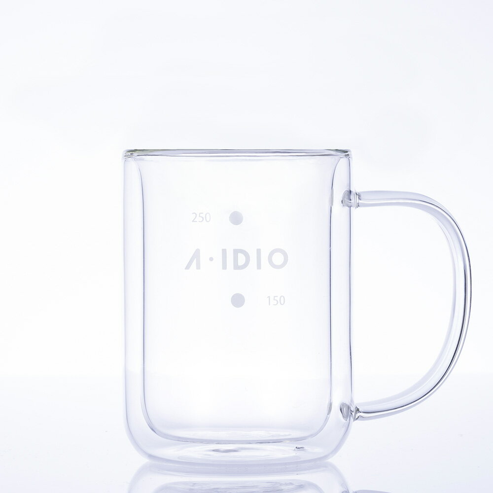 A-IDIO｜雙層隔熱保溫玻璃杯(310ml)
