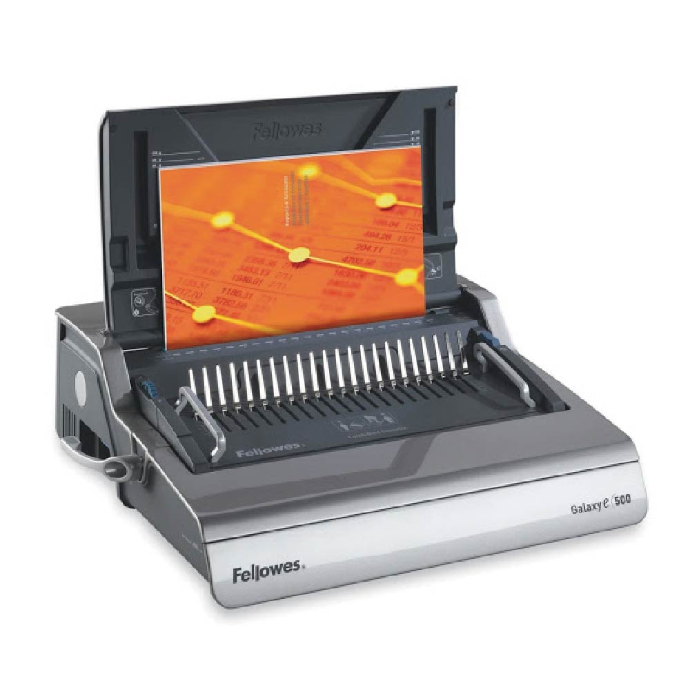 【Fellowes 婓樂】銀河 電動 膠圈 裝訂機 /台 Galaxy 500e｜領券最高折$220