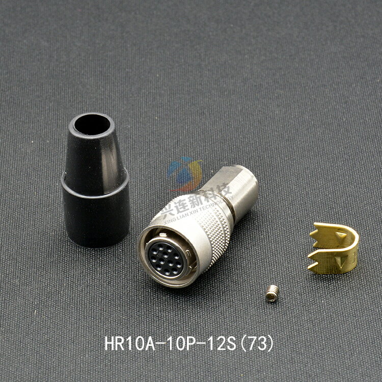 HRS HR10A-10P-12S(73) Hirose廣瀨12芯原裝圓形推拉自鎖連接器