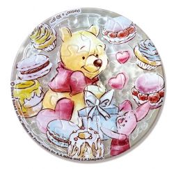 百耘圖 - HPD0116013 Winnie The Pooh小熊維尼(1)拼圖磁鐵16片-透明(圓)
